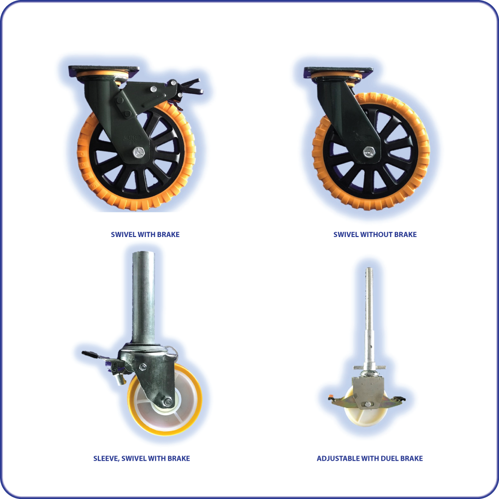 SCAFFOLD CASTOR WHEELS